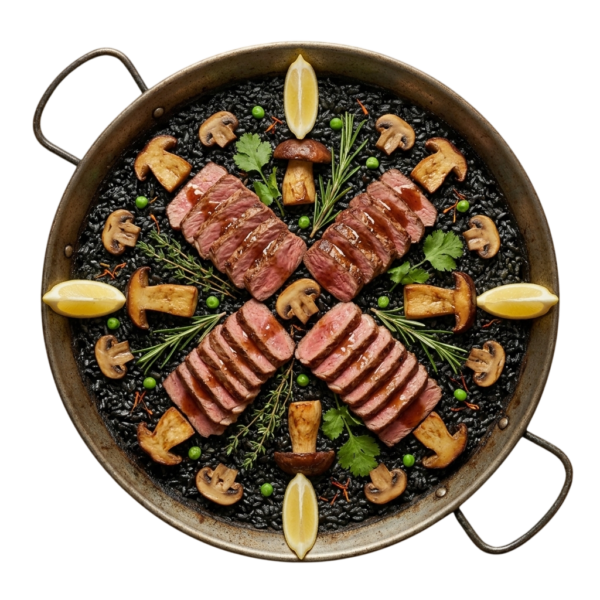 Arroz de Solomillo de Bellota y Abanico Joselito