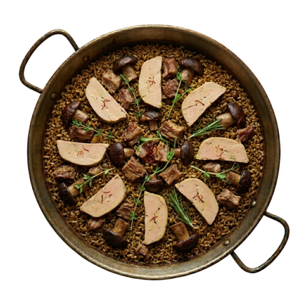 Paella de Pato y Foie Micuit